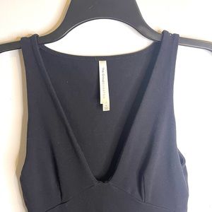 Aritzia Small Black One Piece Shorts Jumper